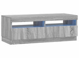 LED TV Cabinet Grey Sonoma Engineered Wood 897441