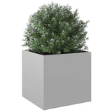 Planter Silver 49x47x46 cm Galvanised Steel 841569