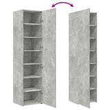 Highboard Concrete Grey 45x42.5x185 cm Engineered Wood 3281409