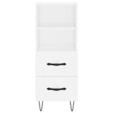 Highboard White 34.5x34x180 cm Engineered Wood 3198945