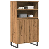 Highboard Artisan Oak 60x36x110 cm Engineered Wood 857461