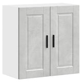 Kitchen Wall Cabinet Porto Concrete Grey Engineered Wood 854061