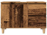 Sink Cabinet Old Wood 65x33x60 cm Engineered Wood 857120
