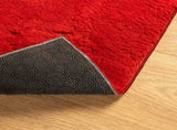 Rug HUARTE Short Pile Soft and Washable Red 140x200 cm 375172