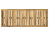 Garden Bar Table White 108.5 x 55 x 105 cm Solid Acacia Wood 901779