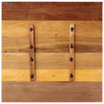 Square Table Top 70x70 cm 15-16 mm Solid Reclaimed Wood 286048