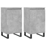 Sideboards 2 pcs Concrete Grey 40x35x70 cm Engineered Wood 831077