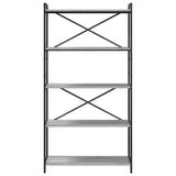 Bookshelf Grey sonoma 80 x 30 x 155 cm Engineered Wood 868416