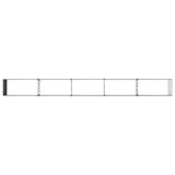 Raised Garden Bed Brown 400 x 40 x 55 cm cold-rolled steel 8006278