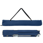 Folding Camping Bed Folding Blue 62 x 194 x 42 cm Oxford fabric 42003116