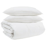 Duvet Set with Pillow 3 pcs White Down Feather 3377118