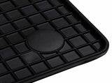 Car Mat 4 pcs Black Rubber 42029138