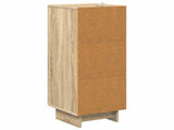 Drawer Cabinet Sonoma Oak 33 x 34.5 x 90 cm Engineered Wood 893927