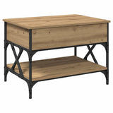 Coffee Table Artisan Oak 70 x 50 x 50 cm Engineered Wood 883039
