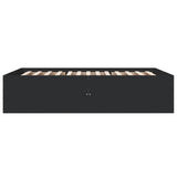 Bed Frame without Mattress Black 135x190 cm Double 3280945