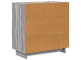 Drawer Cabinet Grey Sonoma 66 x 34.5 x 90 cm Engineered Wood 893921