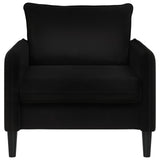 XL Armchair Black Velvet 42043548