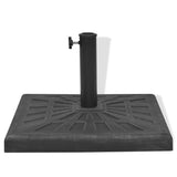 Parasol Base Resin Square Black 19 kg 43659