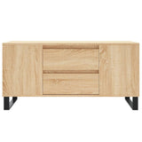 Coffee Table Sonoma Oak 102x44.5x50 cm Engineered Wood 831007