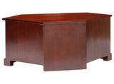 CornerTVCabinet Brown 80 x 40.5 x 45 cm Solid Mahogany Wood 42009930