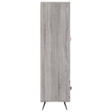 Highboard Grey Sonoma 69.5x31x115 cm Engineered Wood 828210