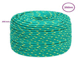 Multipurpose Utility Rope 10 mm 250 m Green PP 645 kg Max Load 3472923