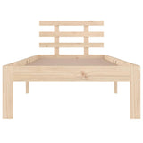 Bed Frame without Mattress Solid Wood 100x200 cm 814744