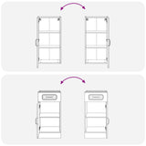 Kitchen Unit KALMAR 8 pcs Black Engineered Wood 3438184