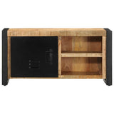 TV Cabinet 80x30x40 cm Solid Rough Wood Mango 4013587