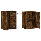 Sideboard Smoked Oak 59x39x80 cm Engineered Wood 840538