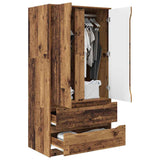 Bathroom Cabinet Old Wood 79.5 x 49 x 156 cm Engineered Wood 3406253