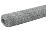 Chicken Wire Fence Galvanised Steel 25x1.2 m Silver 143320