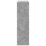 Room Divider Bookcase Concrete Grey 69,5x29x103,5 cm Engineered Wood 858015