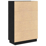 Desk with Door Black Oak 71.5 x 31.5 x 106.5 cm Engineered Wood 869483