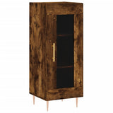 Highboard Smoked Oak 34.5x34x180 cm Engineered Wood 3199422