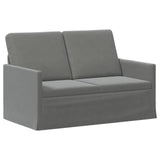 2 Seater Sofa Dark Grey 130 x 81 x 82 cm Velvet 42041055