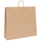 Paper Bags 250 pcs with Handles Brown 54x15x49 cm 4101598