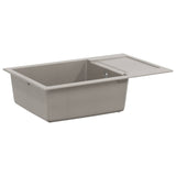 Sink Grey 780 x 500 mm 80% Quartz and 20% Resin 42028401