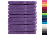 Premium Towels SOLUND 10 pcs Purple 100x200 cm 600 gsm 137367