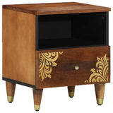 Bedside Cabinet Honey Brown 40 x 33 x 46 cm Solid Mango Wood 4018742