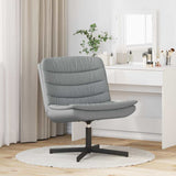 Swivel Chair Light Grey 63 x 75 x 76 cm Fabric 42007350