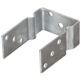 Fence Anchors 12 pcs Silver 10x6x15 cm Galvanised Steel 145337