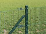 Ground Fix Welded Wire Fence 25 x 0.5 m PVC-Coated Steel Green 3351715