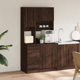 Kitchen Cabinet Brown Oak 95x50x180 cm Engineered Wood 3276538