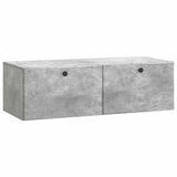 Wall-Mounted TV Cabinet 98 x 41 x 30 cm Concrete Grey 899208