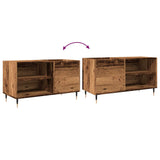 Record Cabinet Old Wood 84.5x38x48 cm Engineered Wood 857240