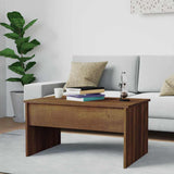 Coffee Table Brown Oak 80x50,5x41,5 cm Engineered Wood 819289