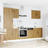 7 Piece Kitchen Cabinet Set Lucca Artisan Oak Engineered Wood 3314780