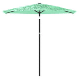 Garden Parasol with Steel Pole Green 268x268x226 cm 4005103