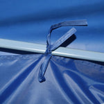 Folding Pop-up Party Tent with 8 Sidewalls 870x291x315 cm Blue 44979